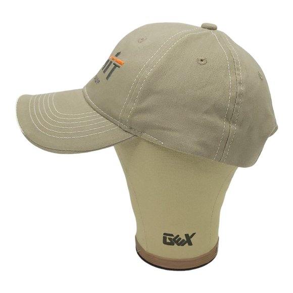 Summit Truck Group Khaki Strapback Cap Trucker Baseball Hat Embroidered Logo - Picture 8 of 12